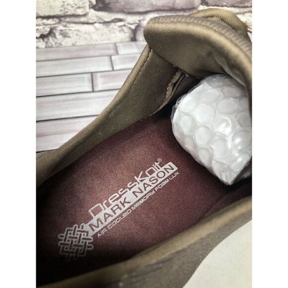 Mark Nason Dress Knit Oxford Gray Taupe Comfort Casual Walk Shoes Women Sz 12M - Picture 3 of 16